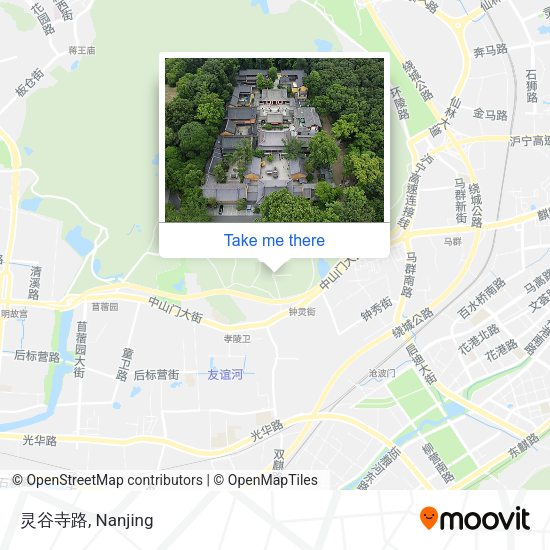 灵谷寺路 map