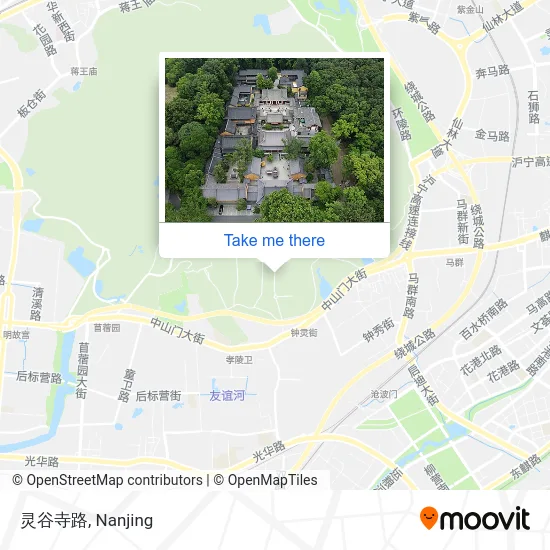 灵谷寺路 map