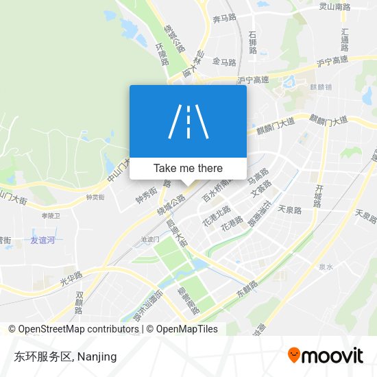 东环服务区 map