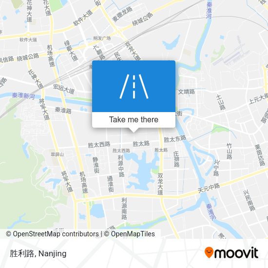 胜利路 map