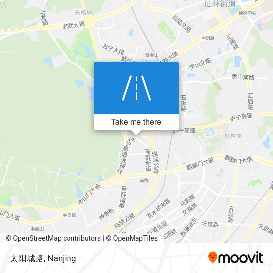 太阳城路 map