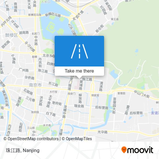 珠江路 map