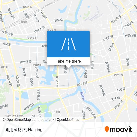 通用磨坊路 map