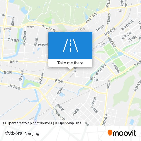 绕城公路 map