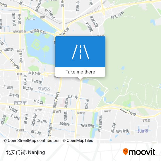 北安门街 map