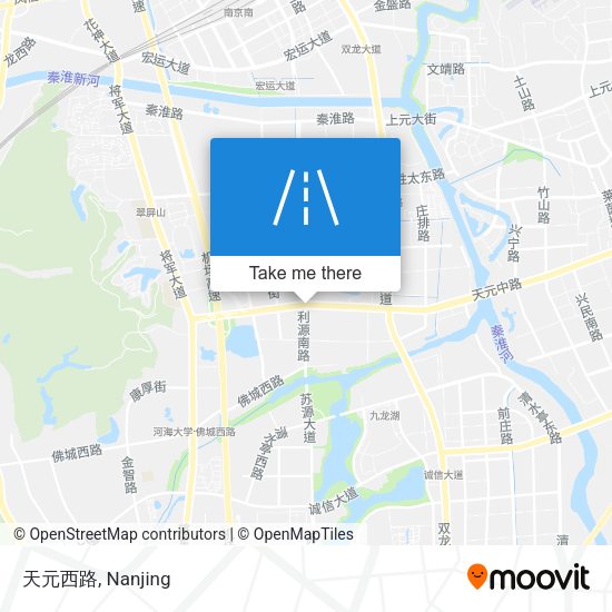 天元西路 map
