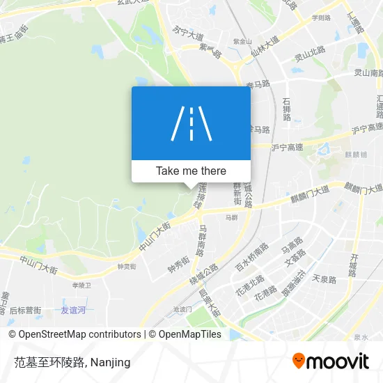 范墓至环陵路 map