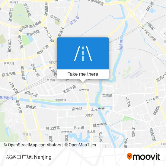 岔路口广场 map