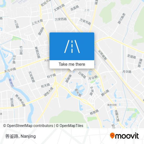 善鉴路 map