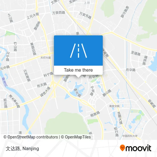文达路 map