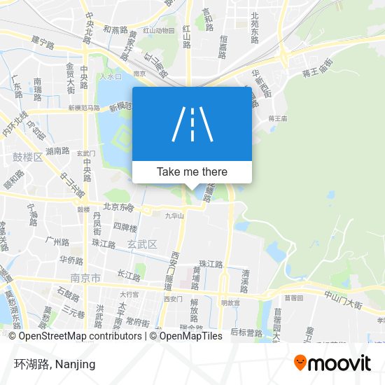环湖路 map