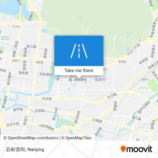 后标营街 map