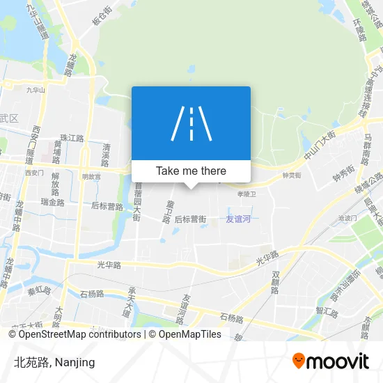 北苑路 map