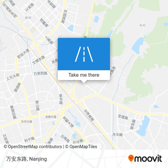 万安东路 map
