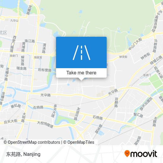 东苑路 map
