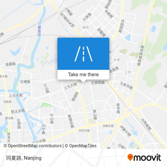 同夏路 map