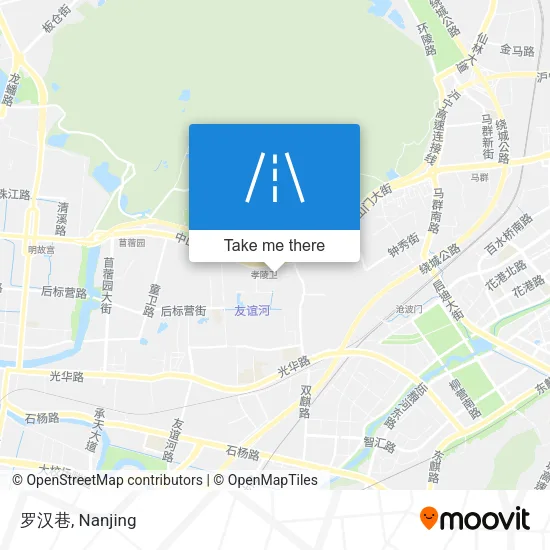罗汉巷 map