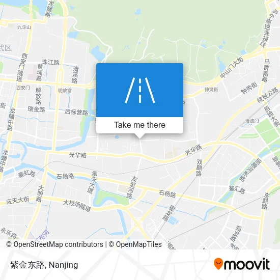 紫金东路 map