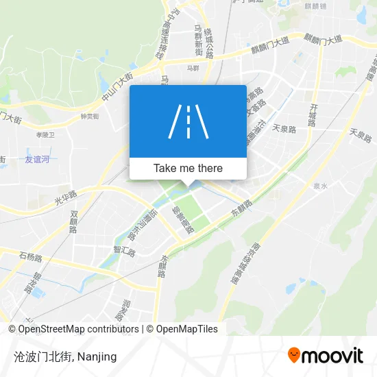 沧波门北街 map