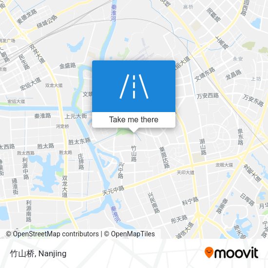 竹山桥 map