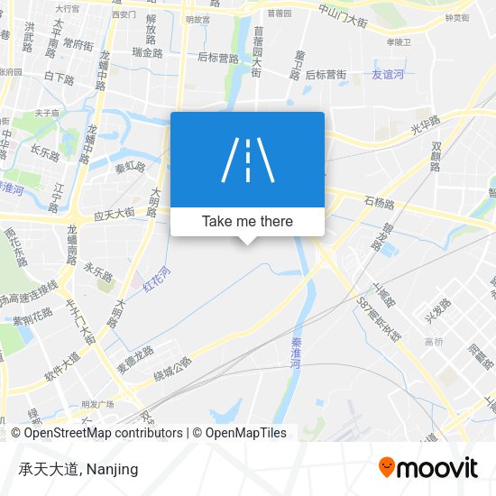 承天大道 map