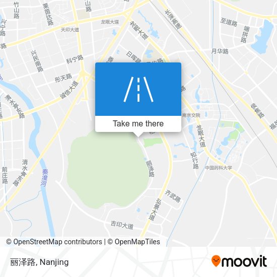 丽泽路 map