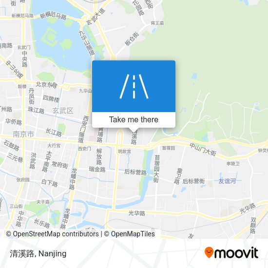 清溪路 map