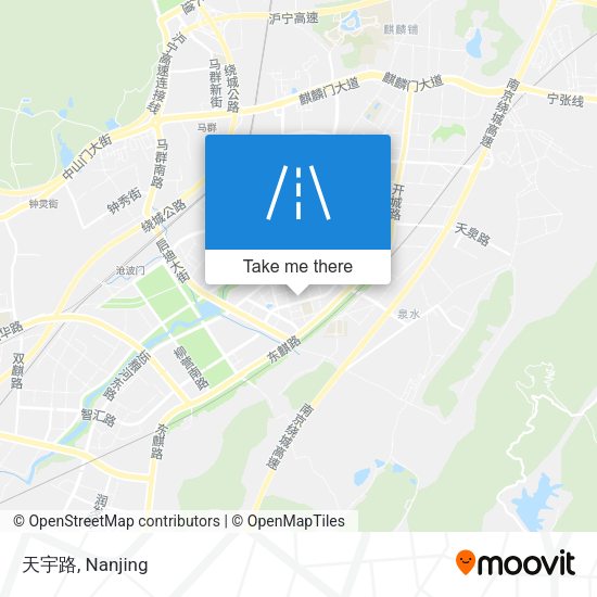 天宇路 map