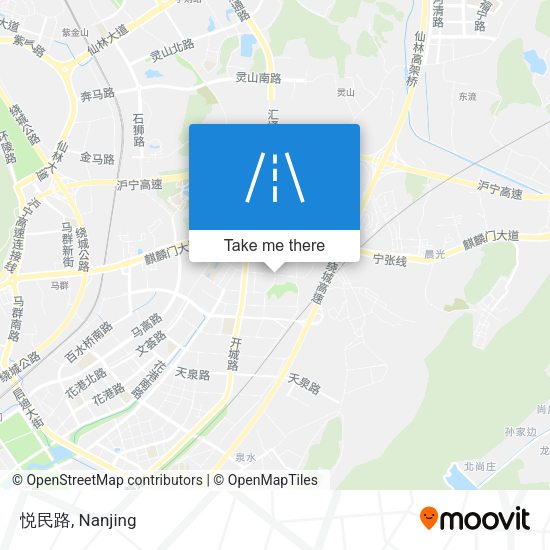 悦民路 map