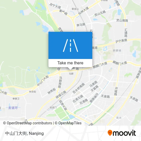 中山门大街 map