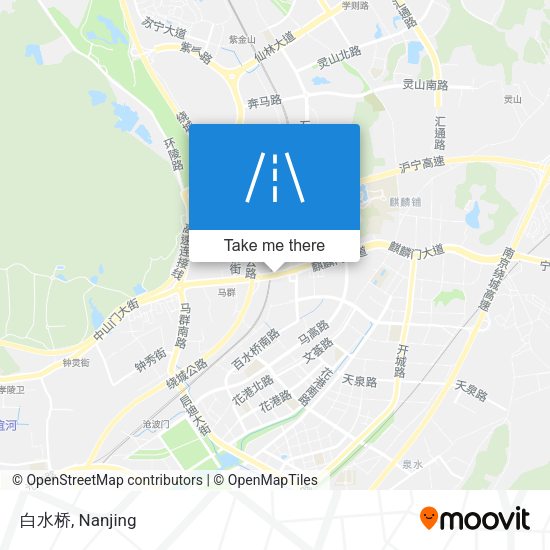 白水桥 map