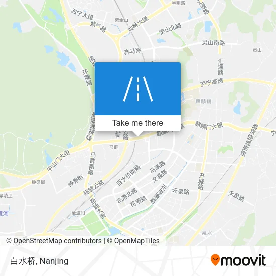 白水桥 map