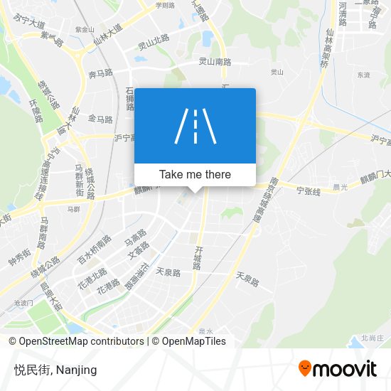 悦民街 map