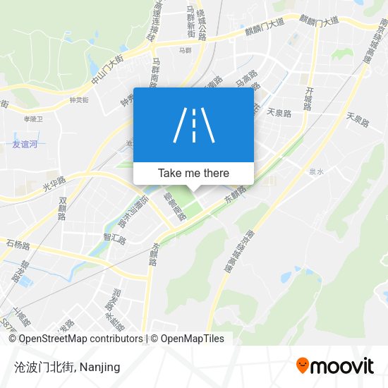 沧波门北街 map
