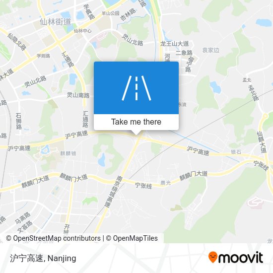 沪宁高速 map