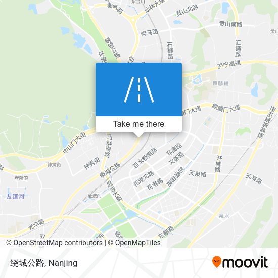 绕城公路 map