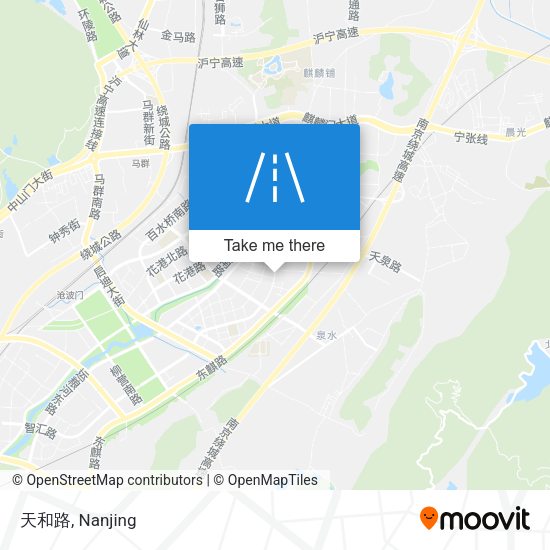 天和路 map