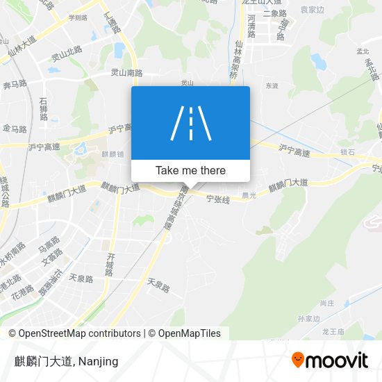 麒麟门大道 map