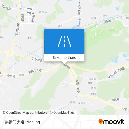 麒麟门大道 map
