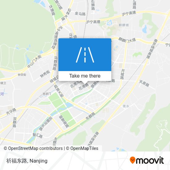 祈福东路 map