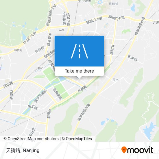 天骄路 map