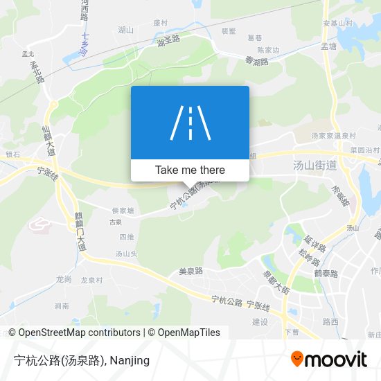 宁杭公路(汤泉路) map