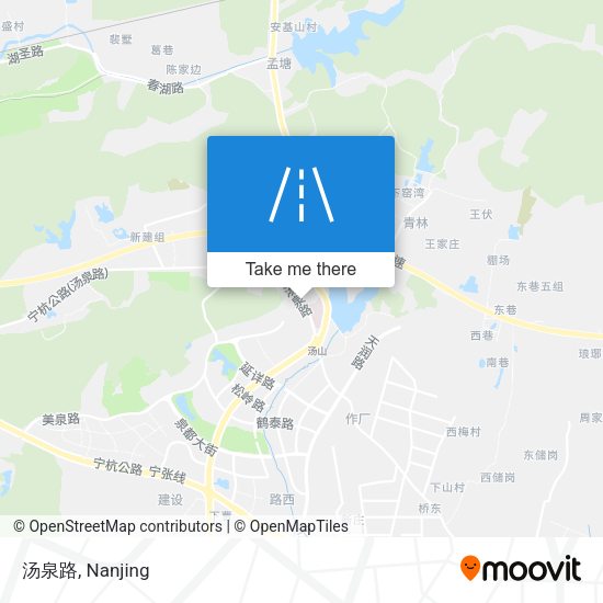 汤泉路 map