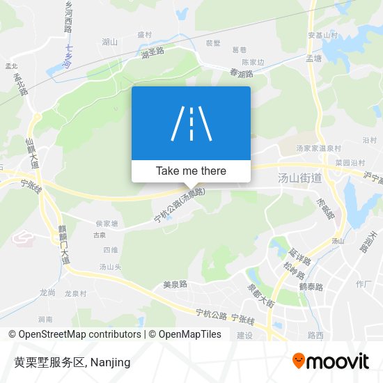 黄栗墅服务区 map
