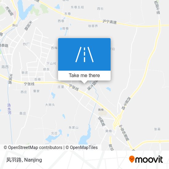 凤羽路 map