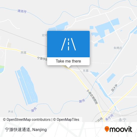 宁滁快速通道 map
