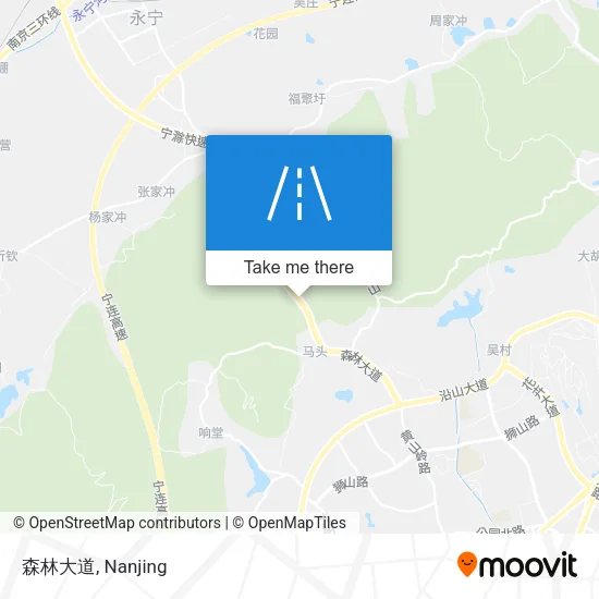森林大道 map