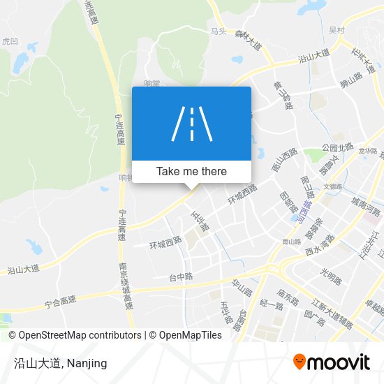 沿山大道 map