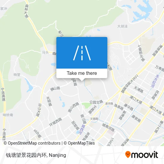 钱塘望景花园内环 map