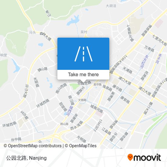 公园北路 map
